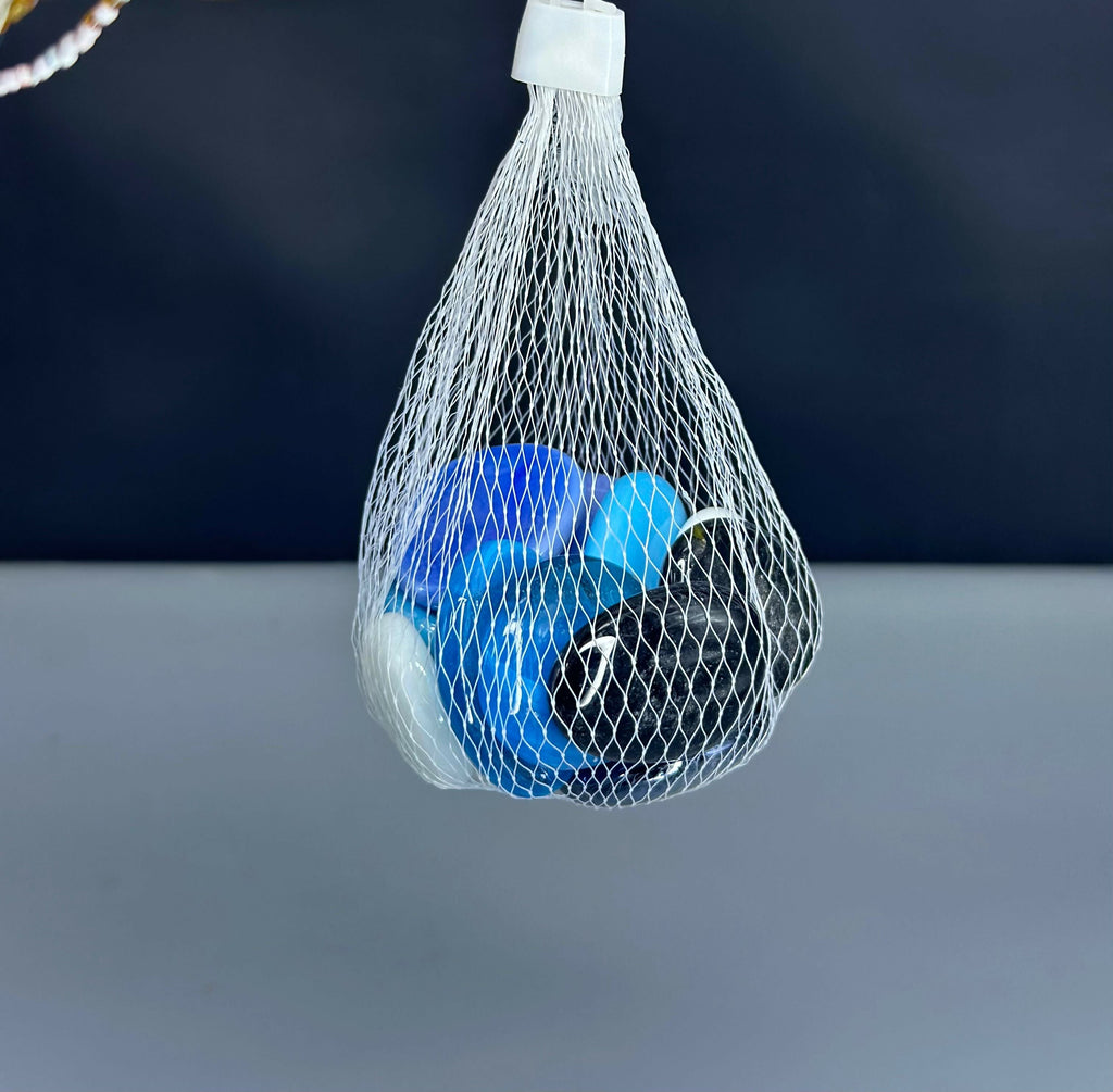 Ocean Aura Glass Pebble Set