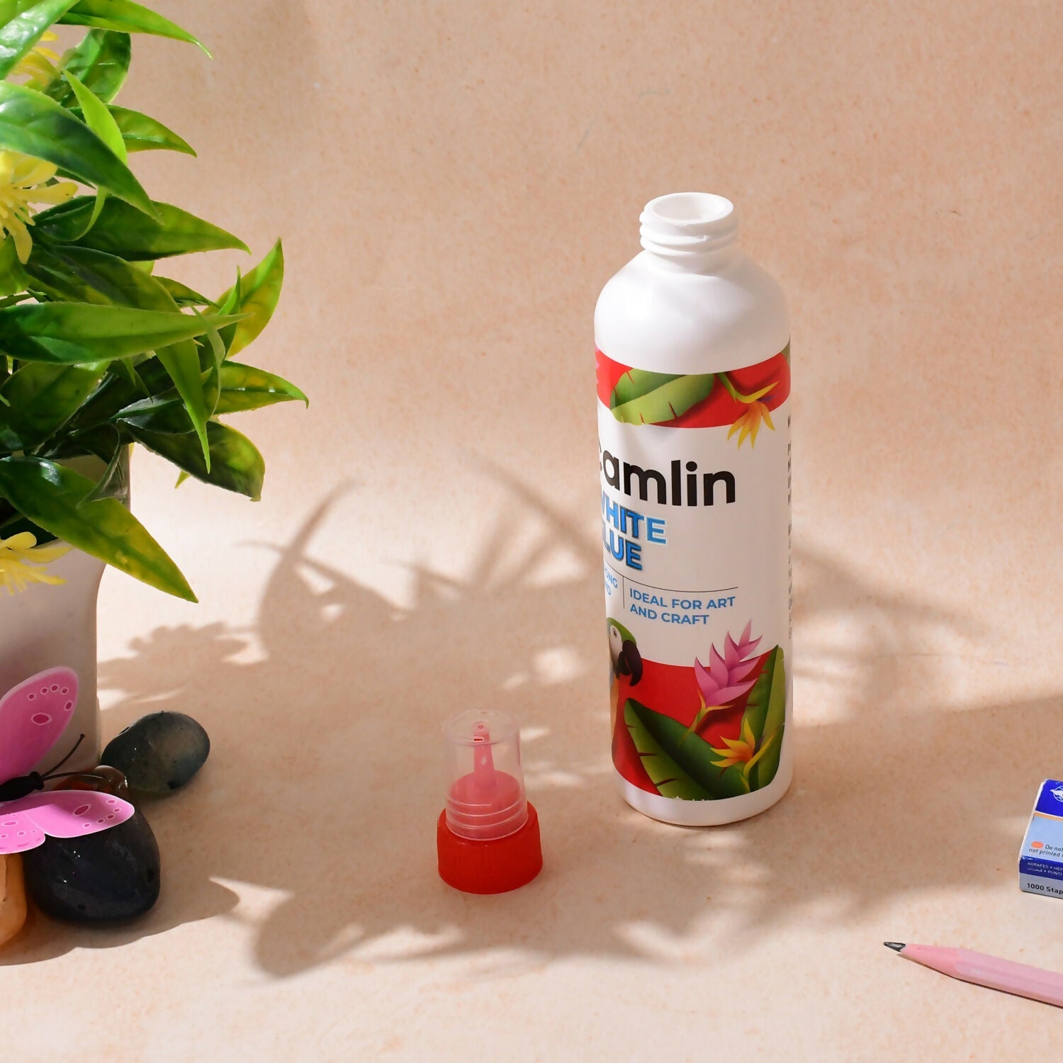 Camlin White Glue 200g Strong Bond Adhesive for Art and Craft