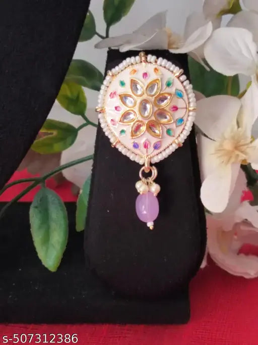 Multicoloured Traditional Weddingwear Necklace Earrings