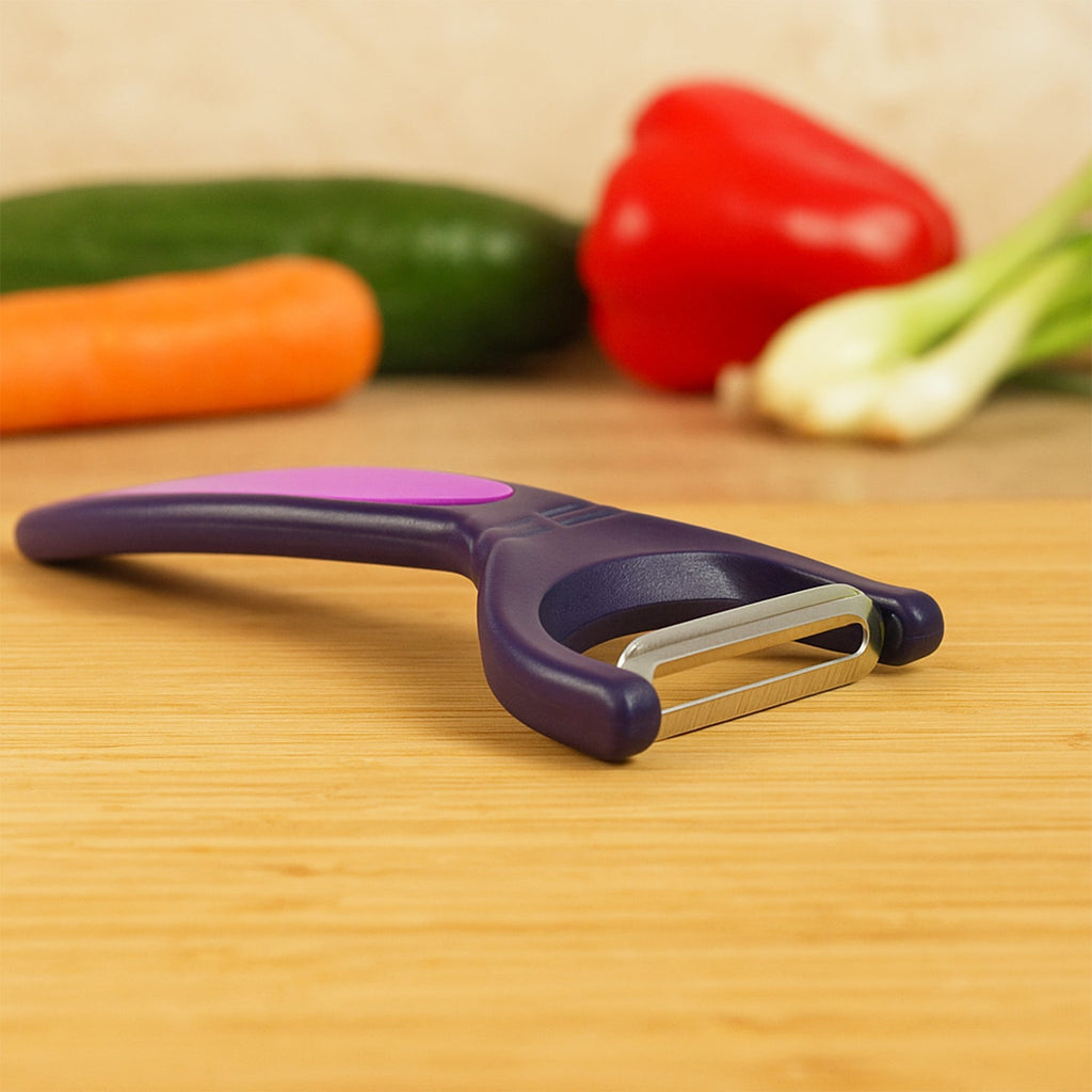 Supermom Dual Tone Peeler with Ultra Sharp Stainless Steel Blade (1 Pc)