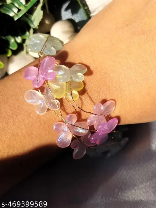 Trendy Butterfly Colourful Bracelet for girls and woman