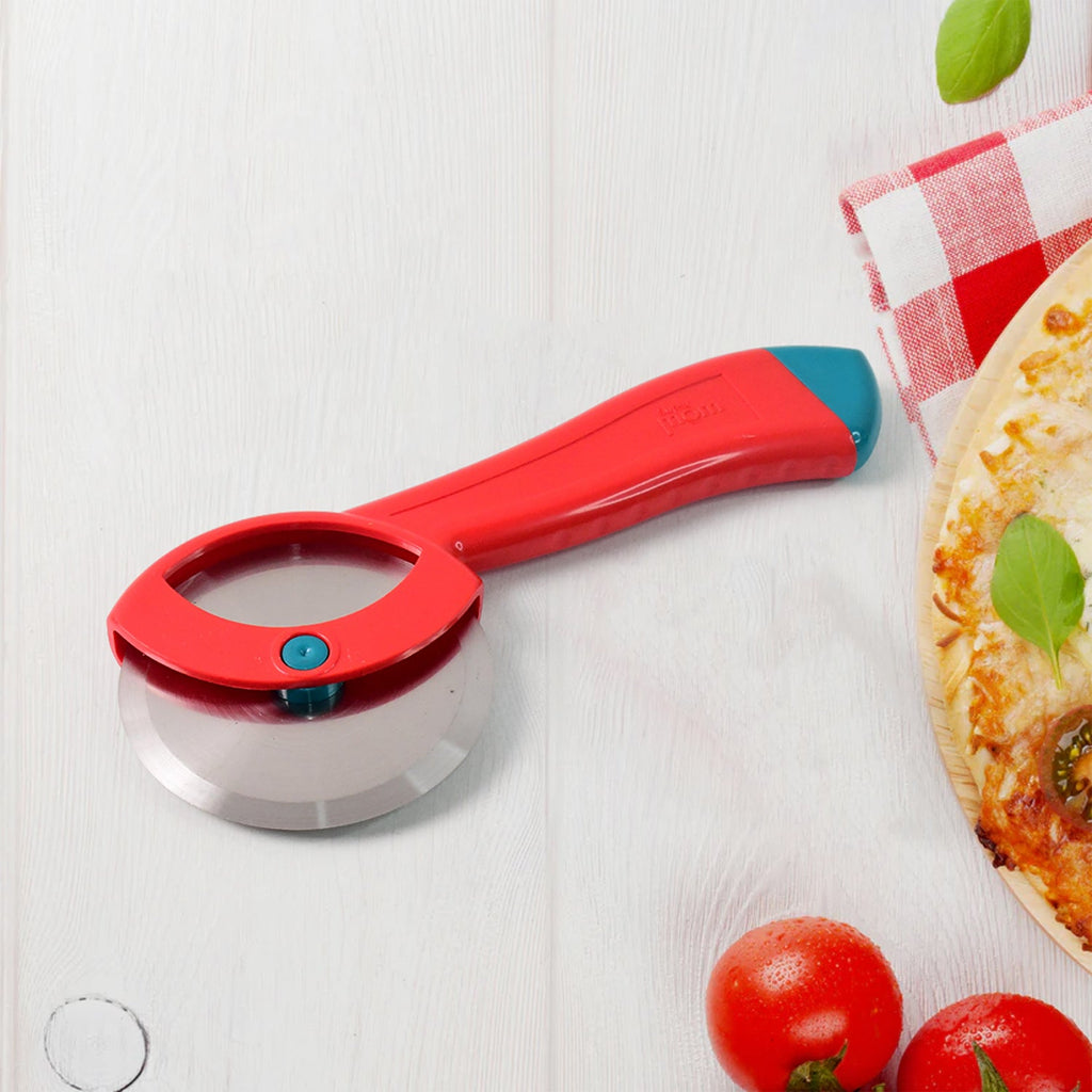 Supermom Premium Stainless Steel Pizza Cutter with Ergonomic Handle (1 Pc)