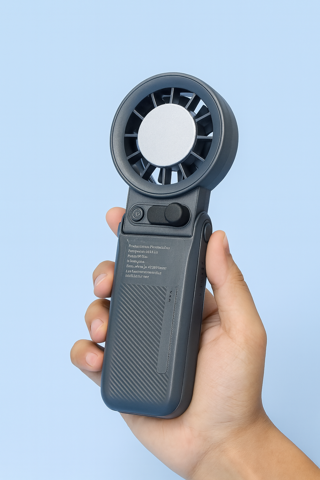 Rechargeable Handheld Electric Fan – Portable Compact Mini Cooling Fan with Powerful Airflow, USB Charging, Adjustable Speeds & Quiet Operation for Travel, Home, Office, and Outdoor Use