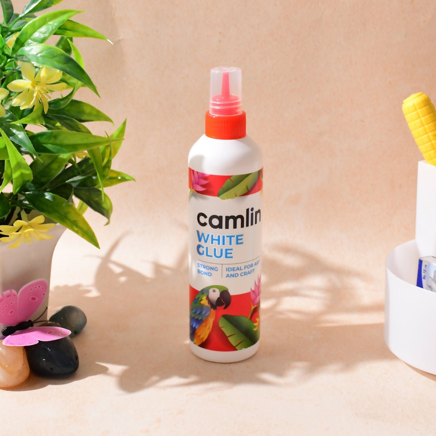 Camlin White Glue 200g Strong Bond Adhesive for Art and Craft