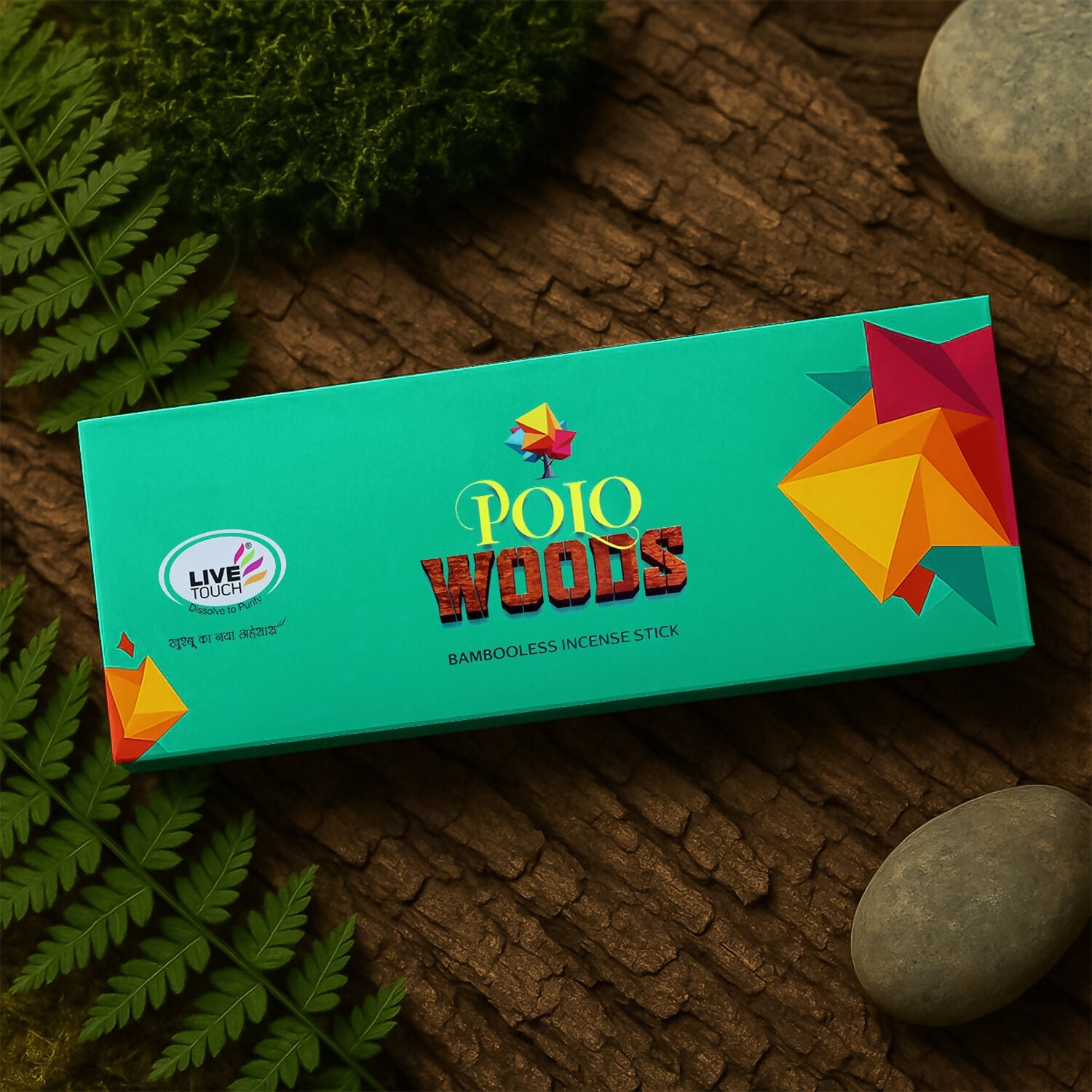 Live Touch Polo Woods Premium Bamboooless Incense Stick
