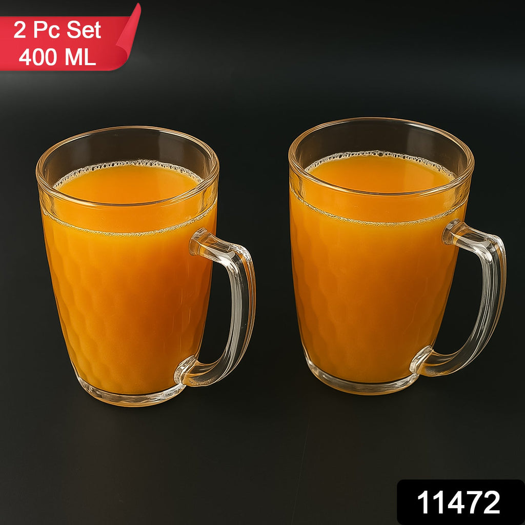 Apex Mocktail Mug Glass (2 Pc Set / 400 ML)