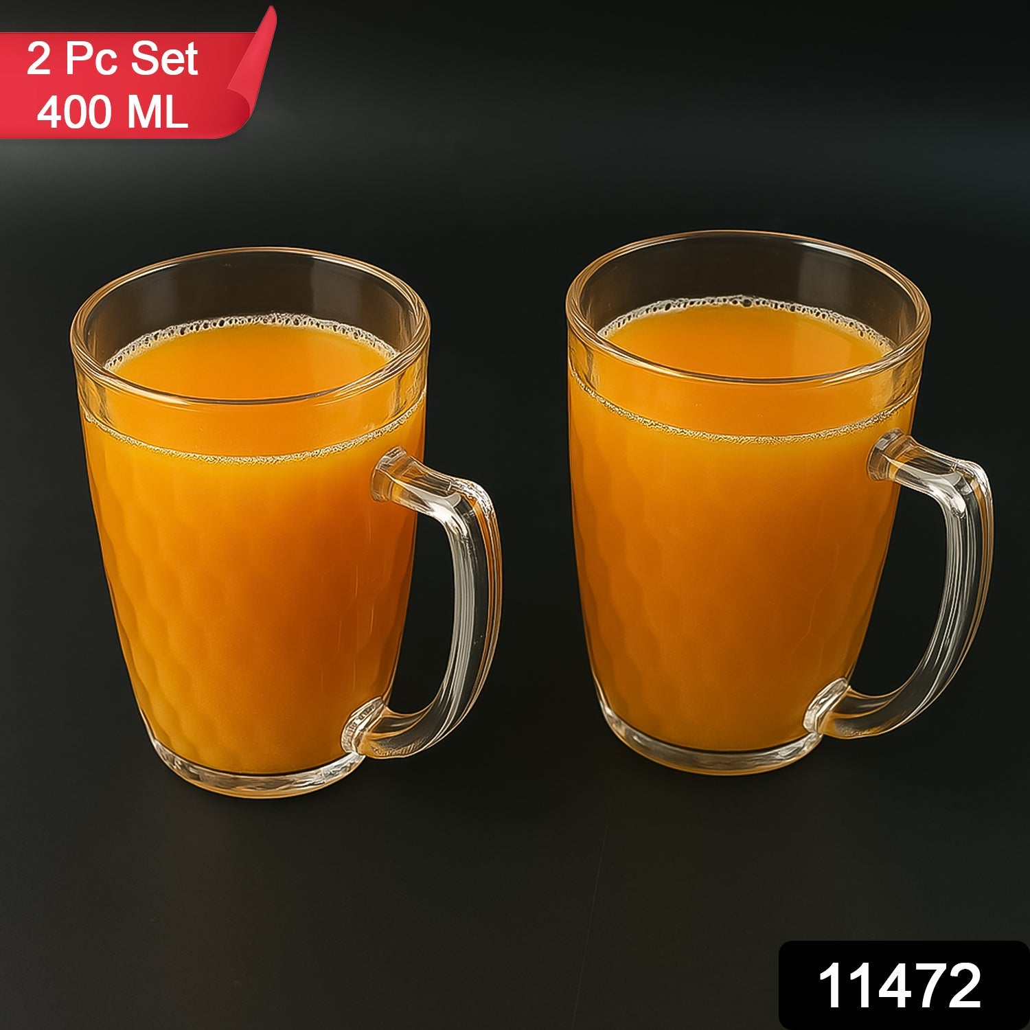 Apex Mocktail Mug Glass (2 Pc Set / 400 ML)