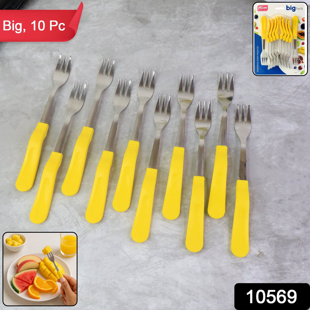 Supermom Premium Stainless Steel Big Fork (6 Pc / Set)