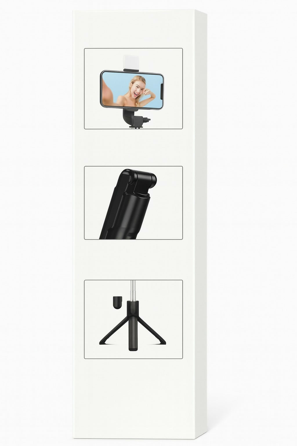 RLS 3-in-1 Selfie Stick Tripod with Detachable Wireless Remote & LED Fill Light for Smartphones – Extendable Portable Selfie Stick Stand with Adjustable Phone Holder for Selfies, Vlogging, Video Calls & Travel