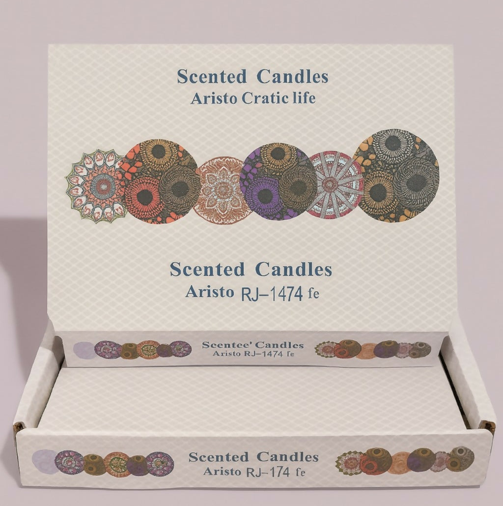 Luxury Scented Candle Gift Set of 6 | Aromatherapy Candles in Decorative Glass Jars | Premium Fragrance Candles for Home Decor, Spa, and Gifting