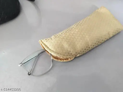Designer Specs Case Made Of Cloth With Protective Cushion in it