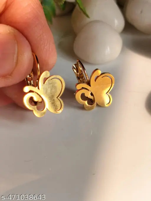 Combo of 3 Stainless Steel Earrings (1 Bali and 2 Earrings)