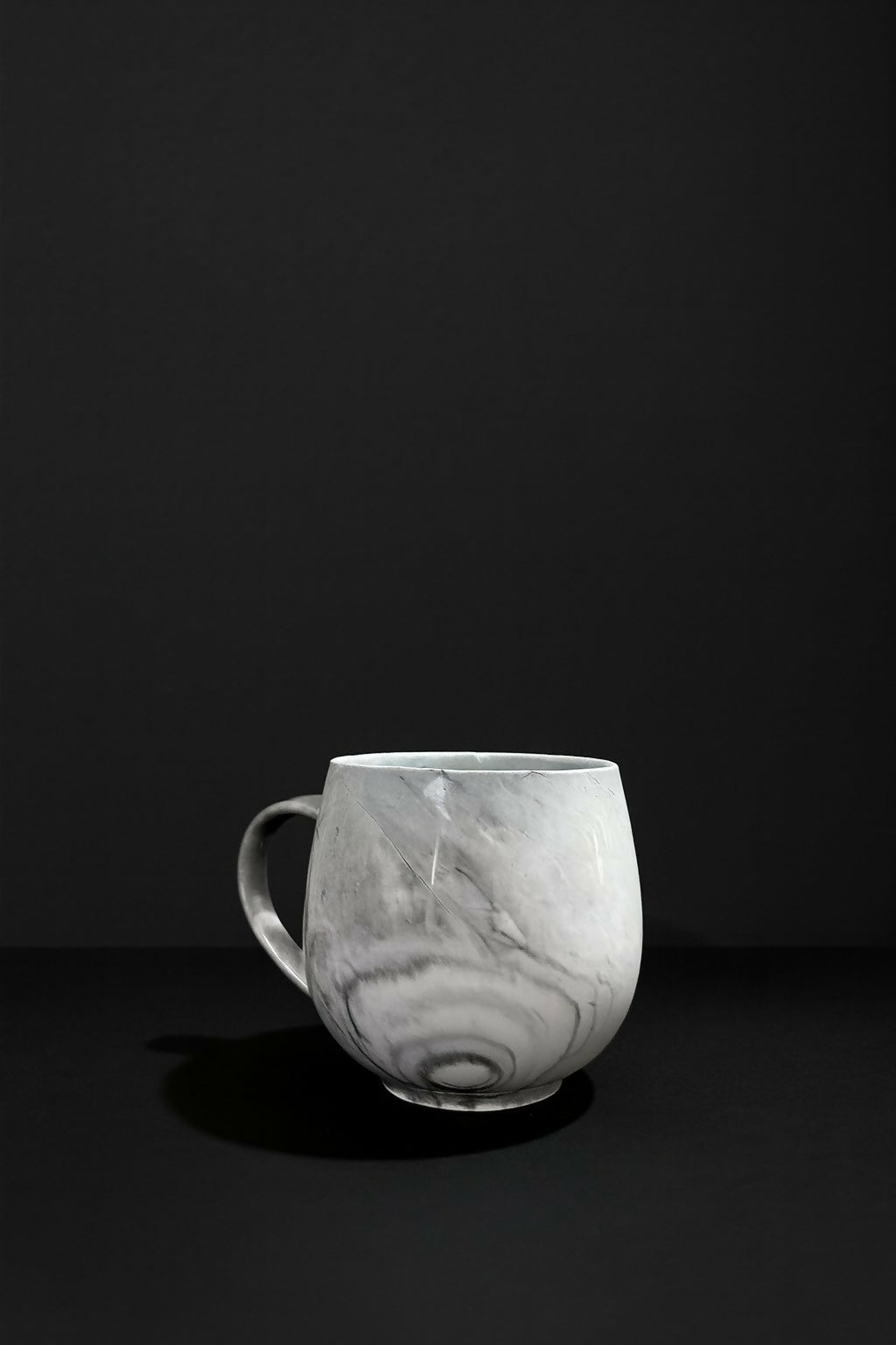 Premium Ceramic Coffee Mug with Golden Print “Mr” | Stylish Marble Finish White Tea Cup with Handle | Perfect Gift for Husband, Boyfriend, Anniversary, Wedding & Everyday Use