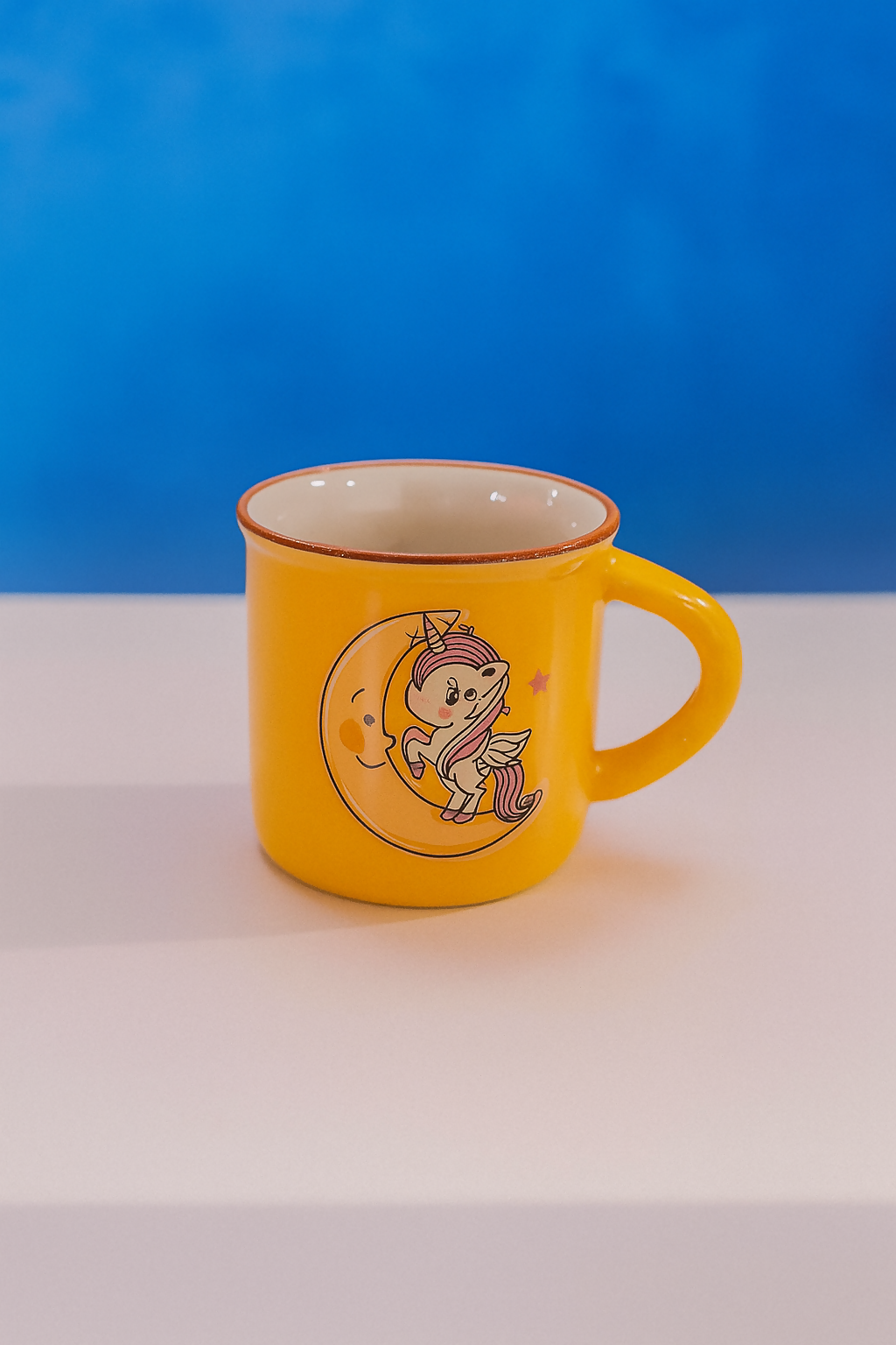 Unicorn Ceramic Mug Gift Set – Set of 6 Colorful Cartoon Coffee Cups for Kids & Girls – Cute Fantasy Design in Gift Box Packaging