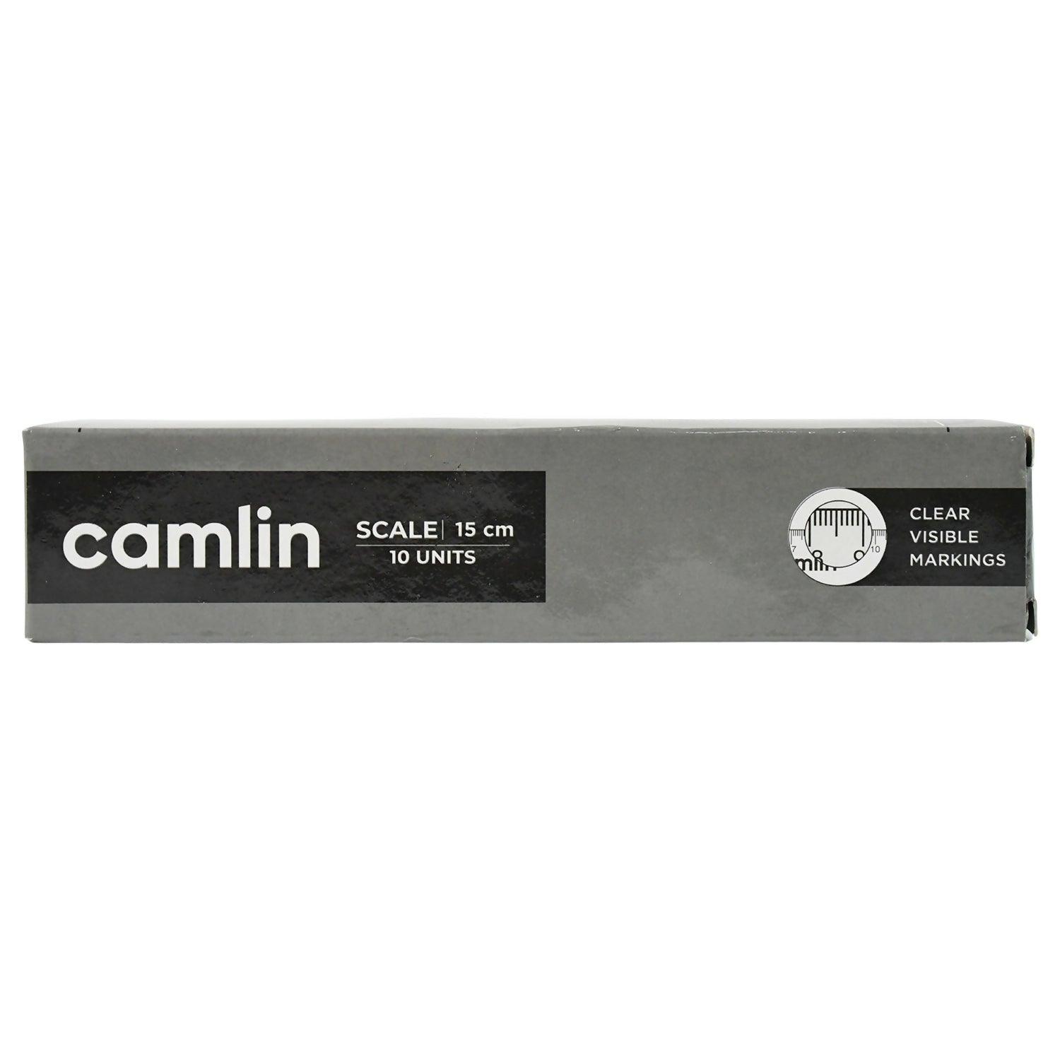 Camlin 15 cm Transparent Plastic Scale Pack of 10 Units