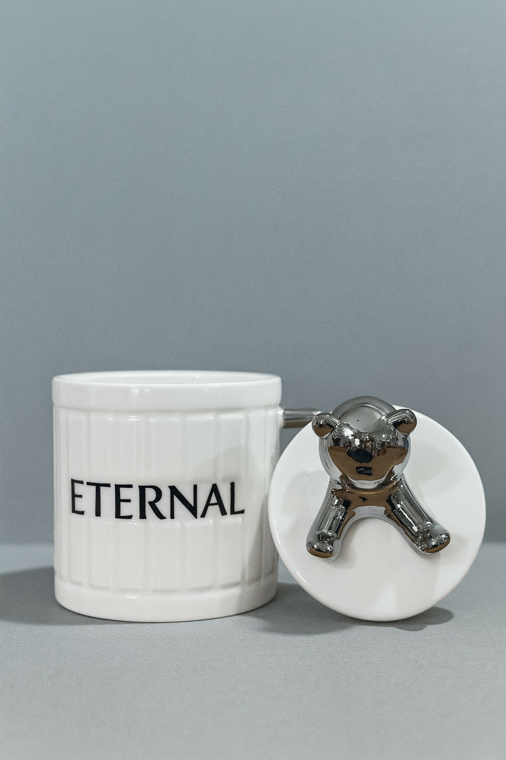 Eternal Ceramic Mug with 3D Bear Lid & Metallic Handle | Premium Coffee & Tea Cup with Cute Teddy Design | Gift Mug for Birthday, Anniversary, Valentine’s Day & Office Use